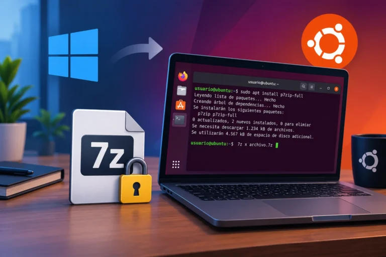 Cómo abrir archivos .7z con contraseña en Ubuntu: guía rápida