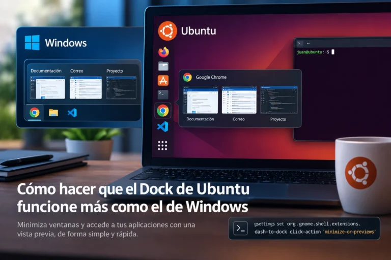 Cómo hacer que el Dock de Ubuntu funcione más como el de Windows