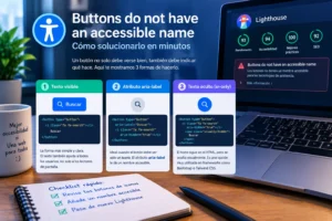 Guía rápida para botones accesibles